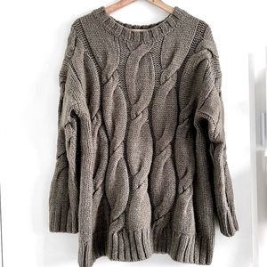 Chunky oversized Zara knit sweater
